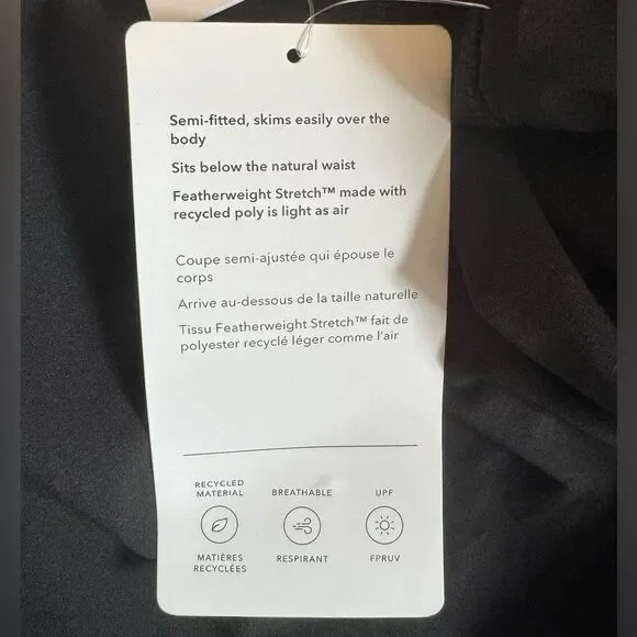 NWT New ATHLETA All Day Skort Skirt Short Combo Black 6 - Picture 7 of 9